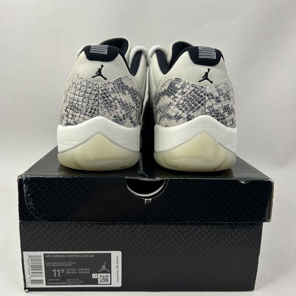 Nike Shoes Air Jordan 11 Low Retro “Light Bone Snakeskin” 2024 - Picture 5 of 8